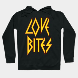 Def Leppard Valentine's Day Card | Love Bites Design Hoodie